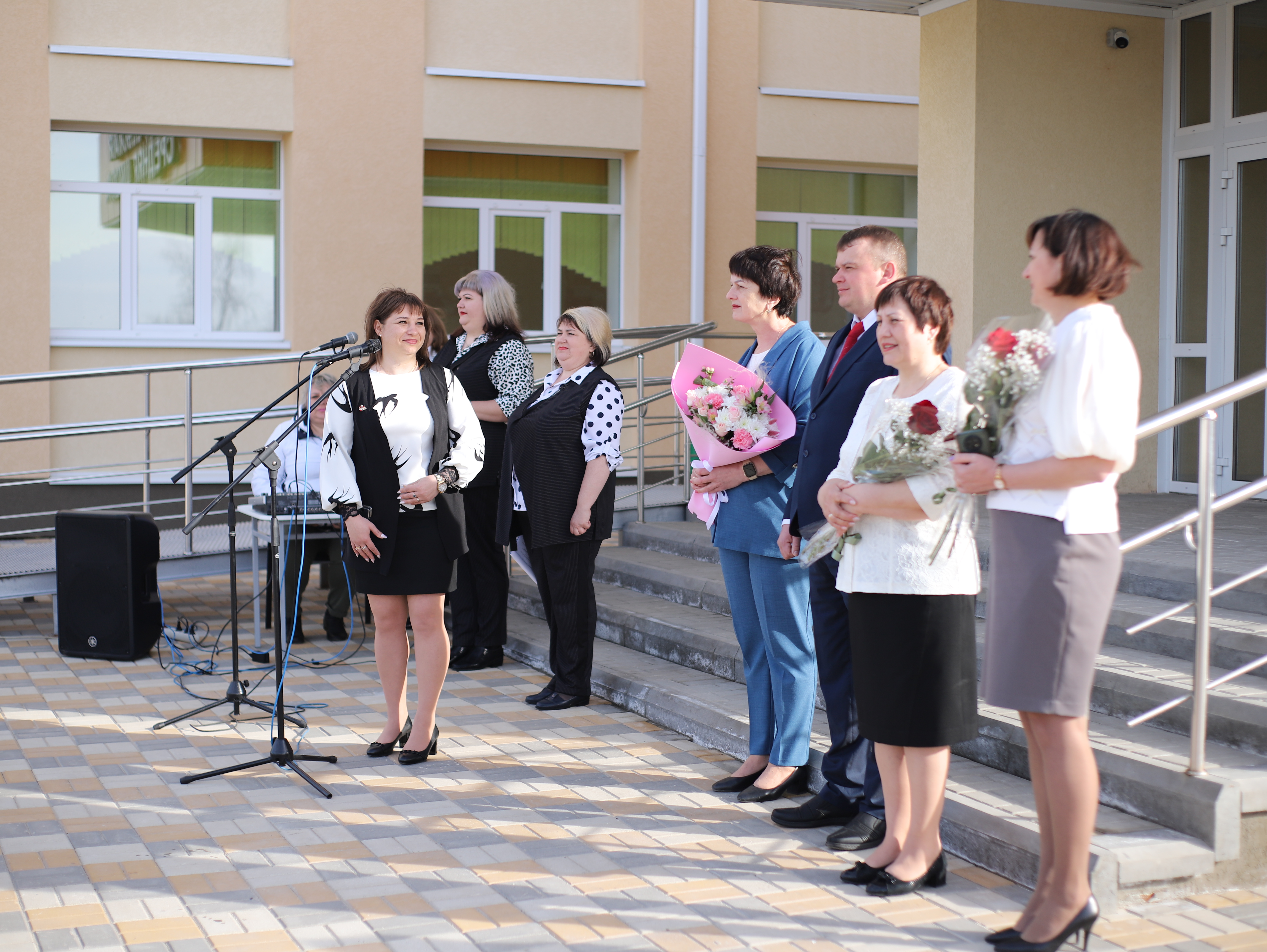 Открытие Андреевской средней школы.